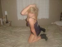 Slutty blonde sucking