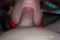 Red haired cock sucker