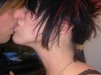 Emo amateur couple