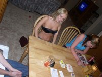 Horny dyke babes kissing
