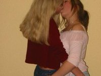 Lesbians making out