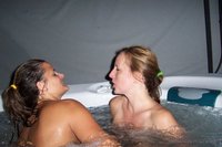 Lesbo babes licking
