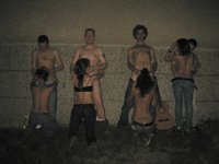 Sluts suck outdoor