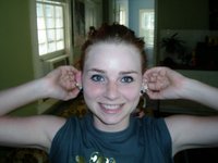 Cute redhead babe