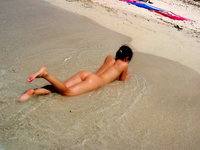 Russian Babe Olga Naked On The Beach