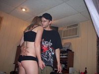 Couple in sex action