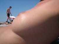 Nude at the beach
