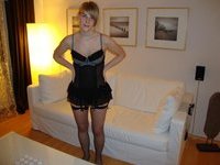 Hot German blonde teasing
