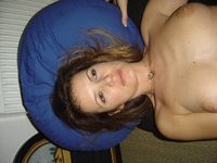 Christelle in black stockings