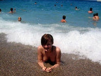 Wet and nude