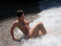 Wet and nude