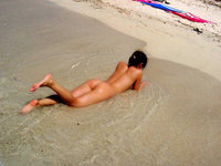 Wet and nude