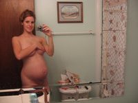 Pregnant and masturbating