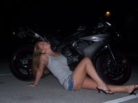 She likes bikes