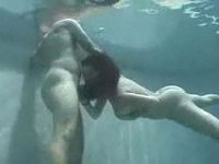 Lesbians under water