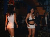 Lesbian strip club action