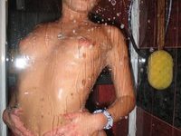 Dancing naked and wet