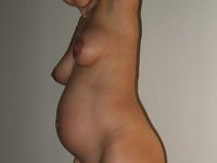 Pregnant solo beautiful woman