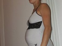 Pregnant solo beautiful woman