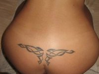 Ramming her tattooed ass