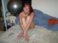 Red haired babes love to gag