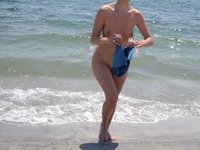 Sucking dick on the beach