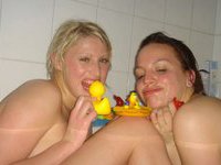Chicks kissing and sucking