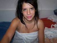 Cute amateur brunette GF