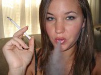 Smoking and showing off