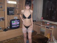 Sexy amateur slut nude at home