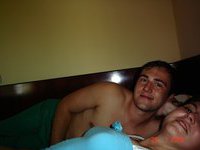 I and my GF at our bedroom