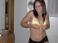 Amateur GF undressing at home
