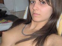 Young wife nude on bed