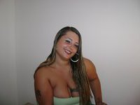 Busty amateur wife showing her boobs