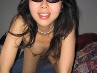 Asian amateur slut posing nude