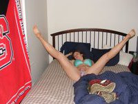 Amateur wife posing and sucking dick