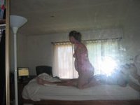 My wife nude  in our bedroom