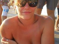 My wife sunbathing nude