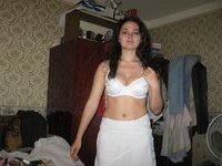 Russian amateur slut posing nude