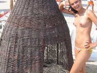 My gf sunbathing nude