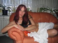 Sexy redhead amateur slut