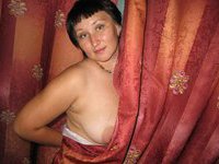Busty russian wife showing her tits