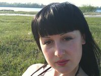 Russian amateur brunette wife