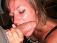 Amateur cock sucking wife