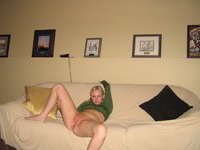 Hot amateur blonde toying her pussy
