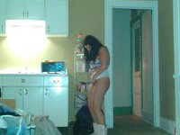 Sexy amateur girl posing nude at home