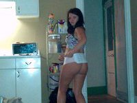 Sexy amateur girl posing nude at home