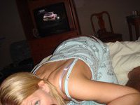 Sweet dlowjob from mature amateur wife