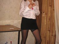 Sexy russian blonde wife