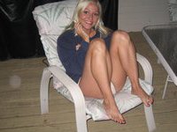 Many hot pics with cute amateur blonde